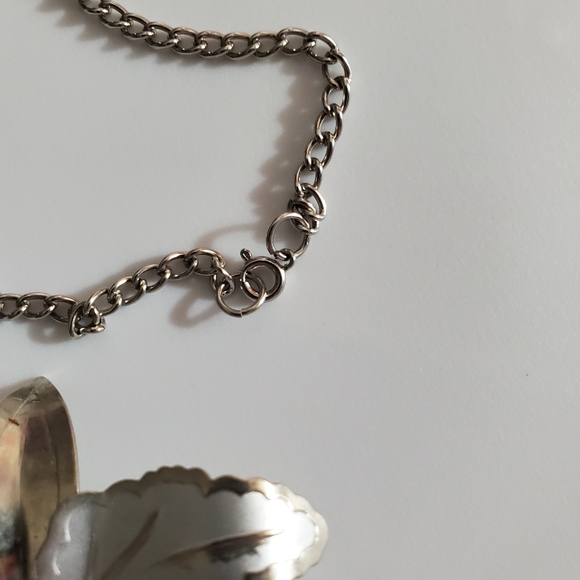 Coro Vintage 40's 50's orchid iris Parure set brooch earrings necklace silver - Picture 6 of 16